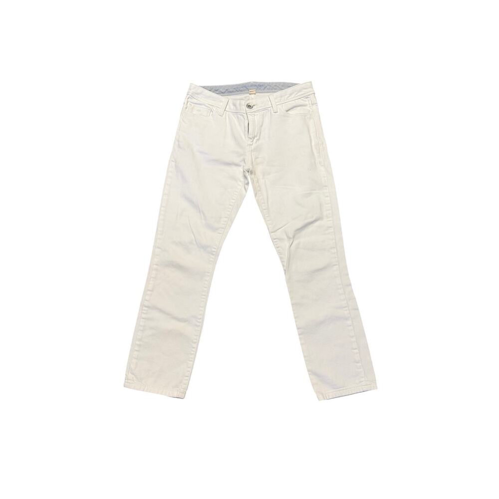 Banana Republic Women’s  Mid Rise Skinny Crop Classic Jean White Size 27